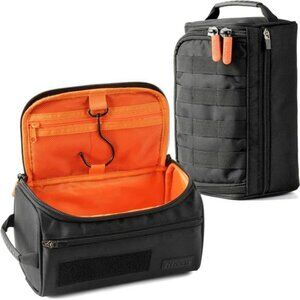 Mens hanging toiletry bag travel dopp kit waterproof shaving cosmetic organizer